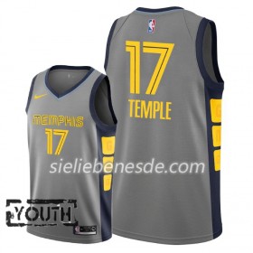 Kinder NBA Memphis Grizzlies Trikot Garrett Temple 17 2018-19 Nike City Edition Grau Swingman